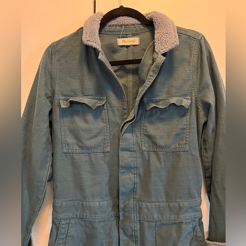 Madewell Sherpa Coverall Jumpsuit - Picture 6 of 11